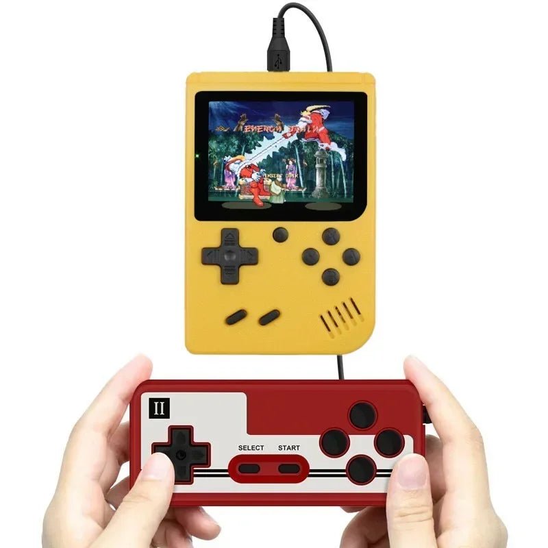 Retro Portable Mini Handheld Video Game Console 8-Bit 3.0 Inch Color LCD Kids Color Game Player Built-in 400 games